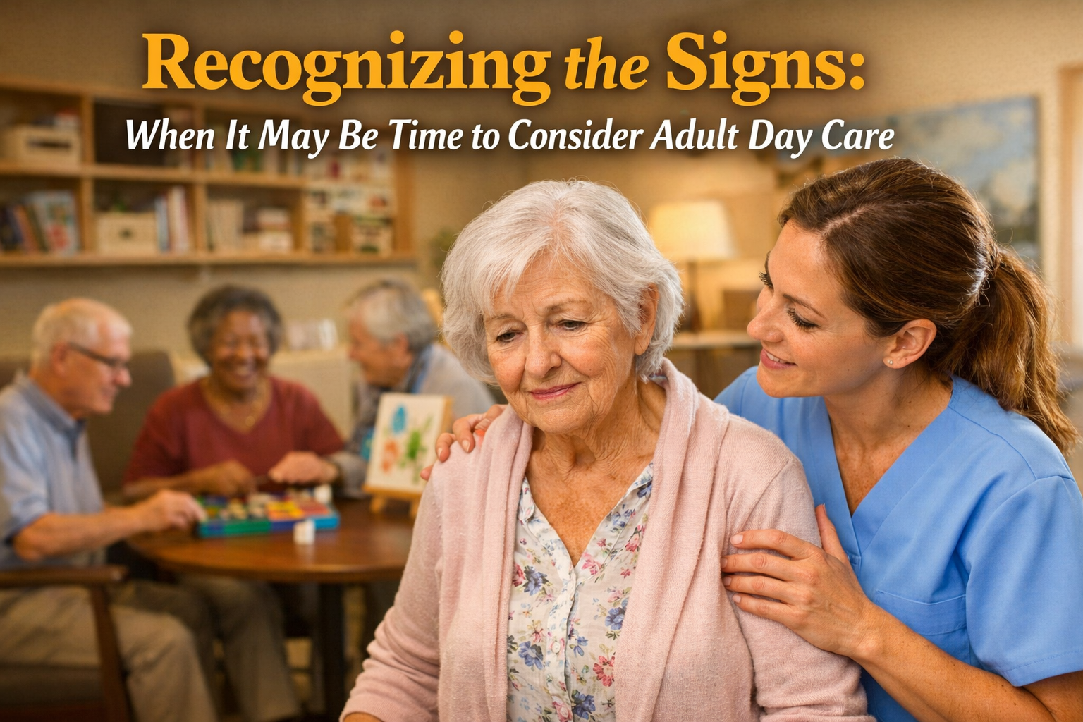 Recognizing the Signs: When It May Be Time to Consider Adult Day Care