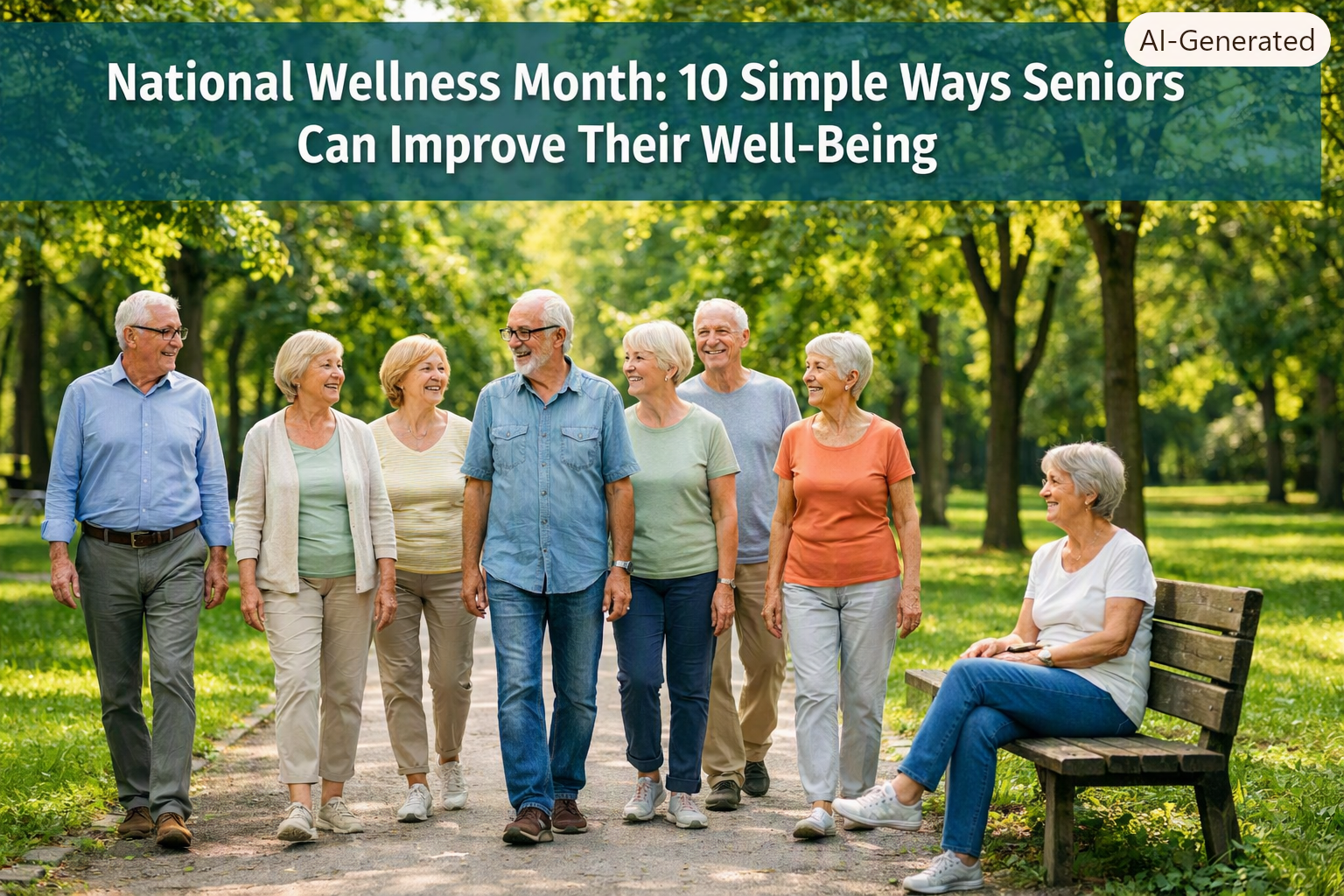 National Wellness Month: 10 Simple Ways Seniors Can Improve Their Well-Being